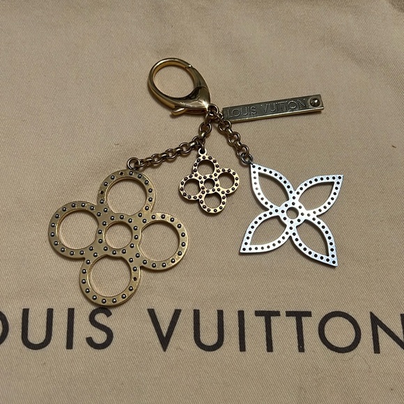 Louis Vuitton Bijoux Sac Tapage Bag Charm Gold and Silver With Box and Dustbag - Picture 3 of 16